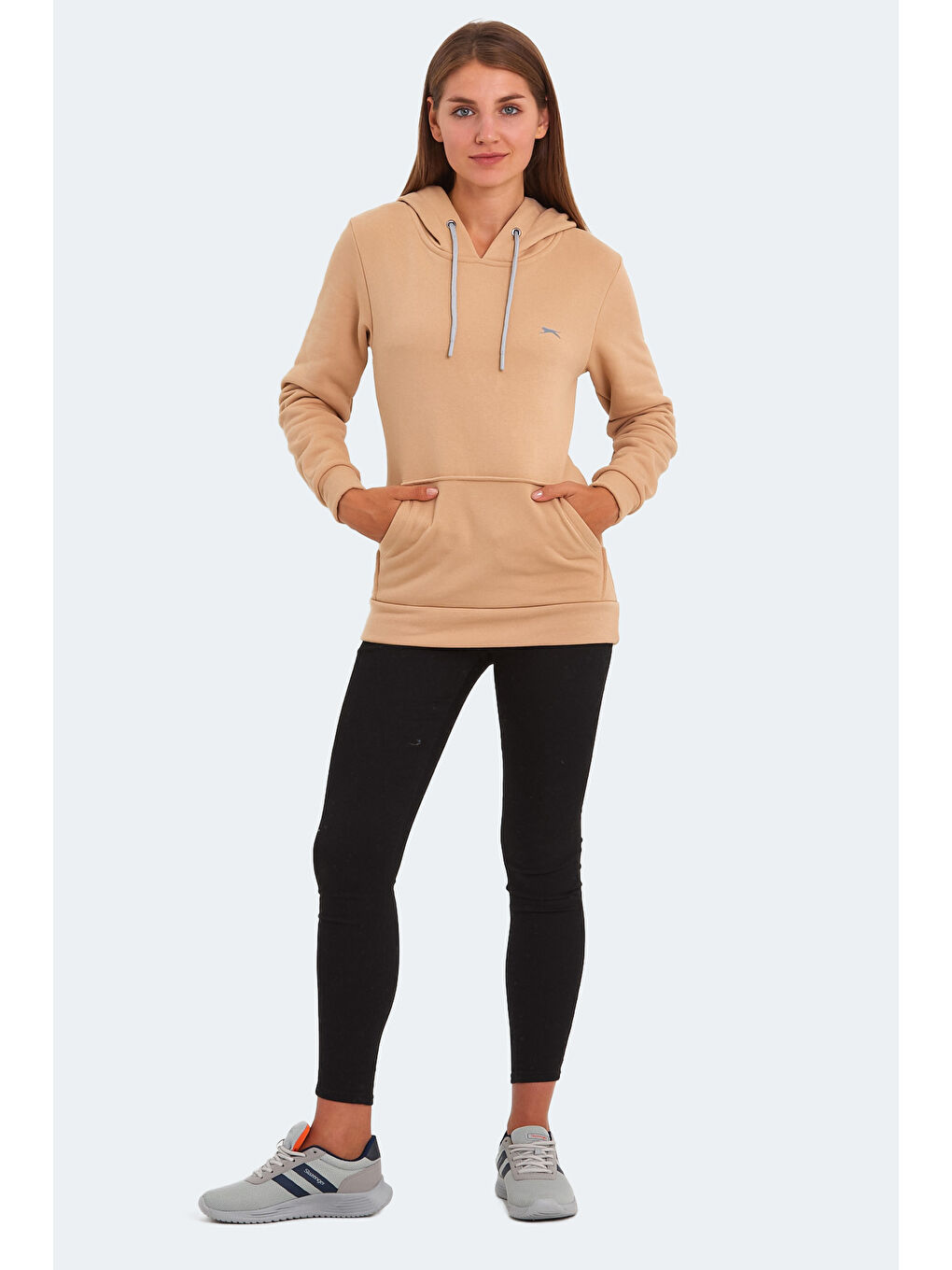 Kahverengi KESHIAN IN Kadın Açık Kahve Sweatshirt-6