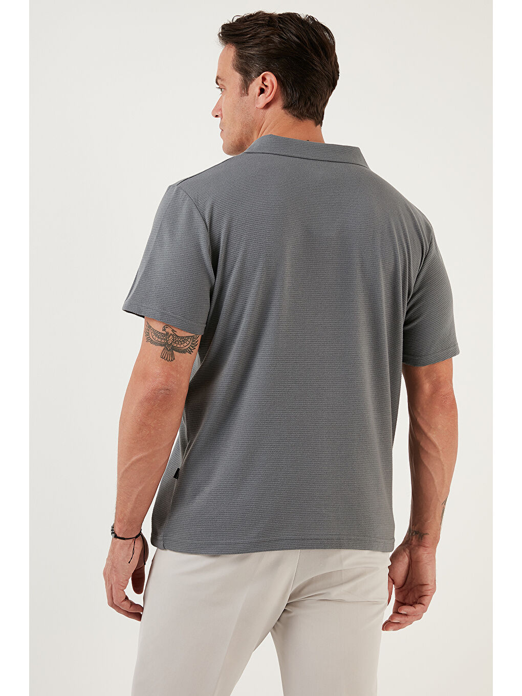 Siyah Pamuklu Regular Fit Kısa Kollu 2'li Paket Gömlek 5902640S2-4