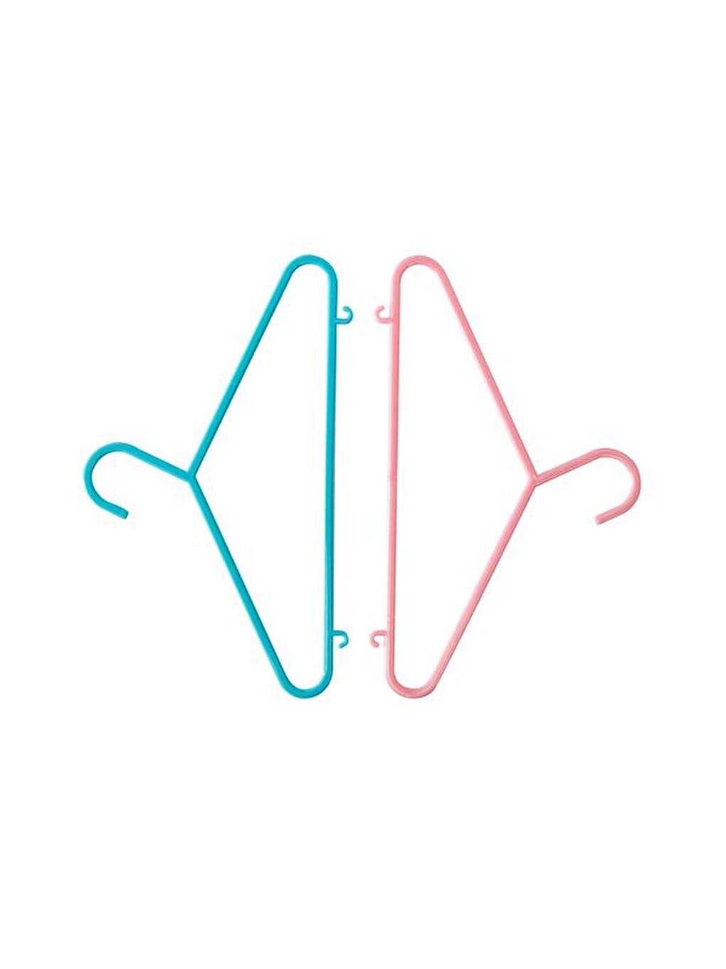 Karışık 12'li Çocuk Elbise Askısı-1