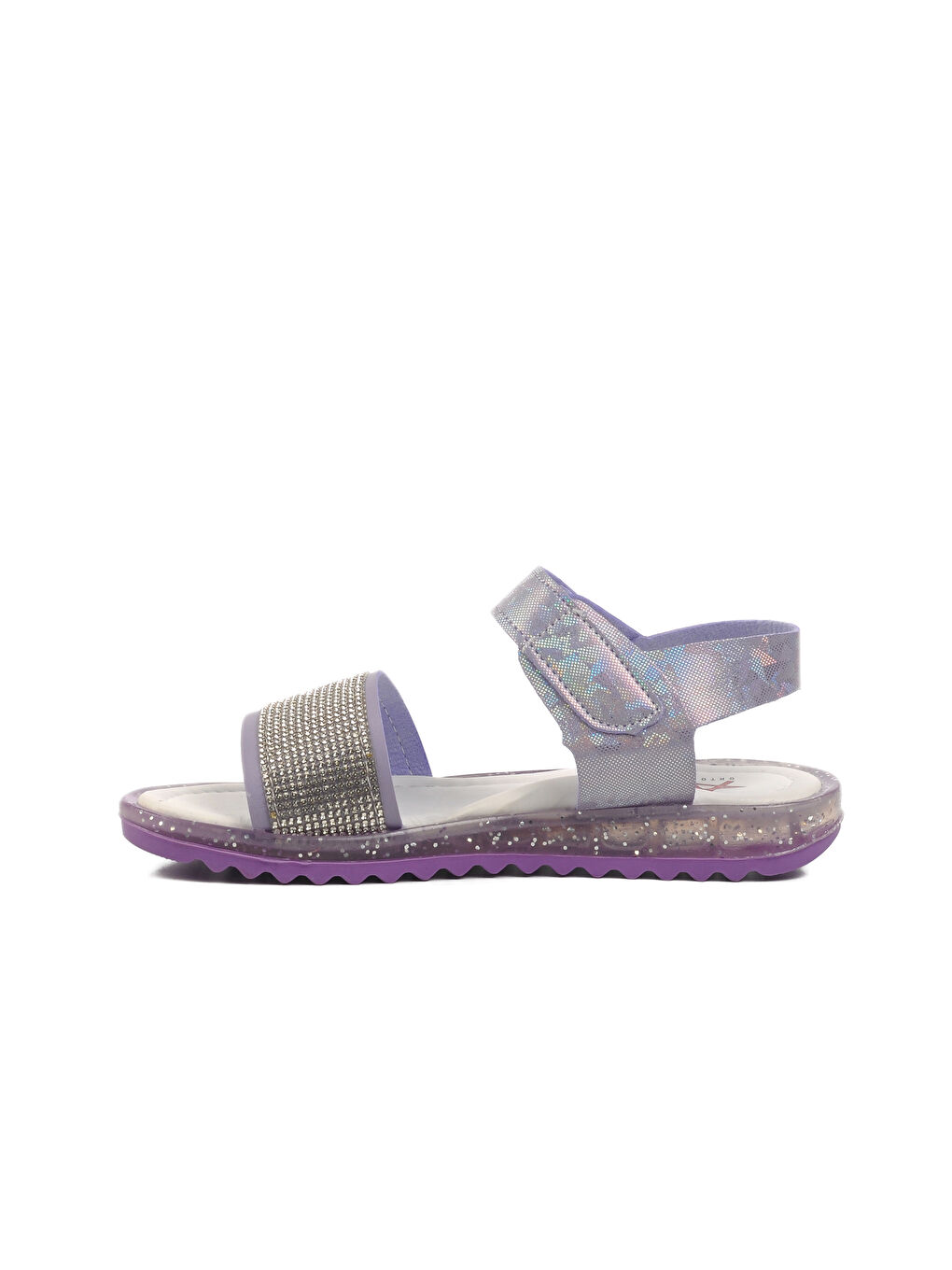 Lila Simli Ortopedik Kız Çocuk Sandalet 24-408 P-1