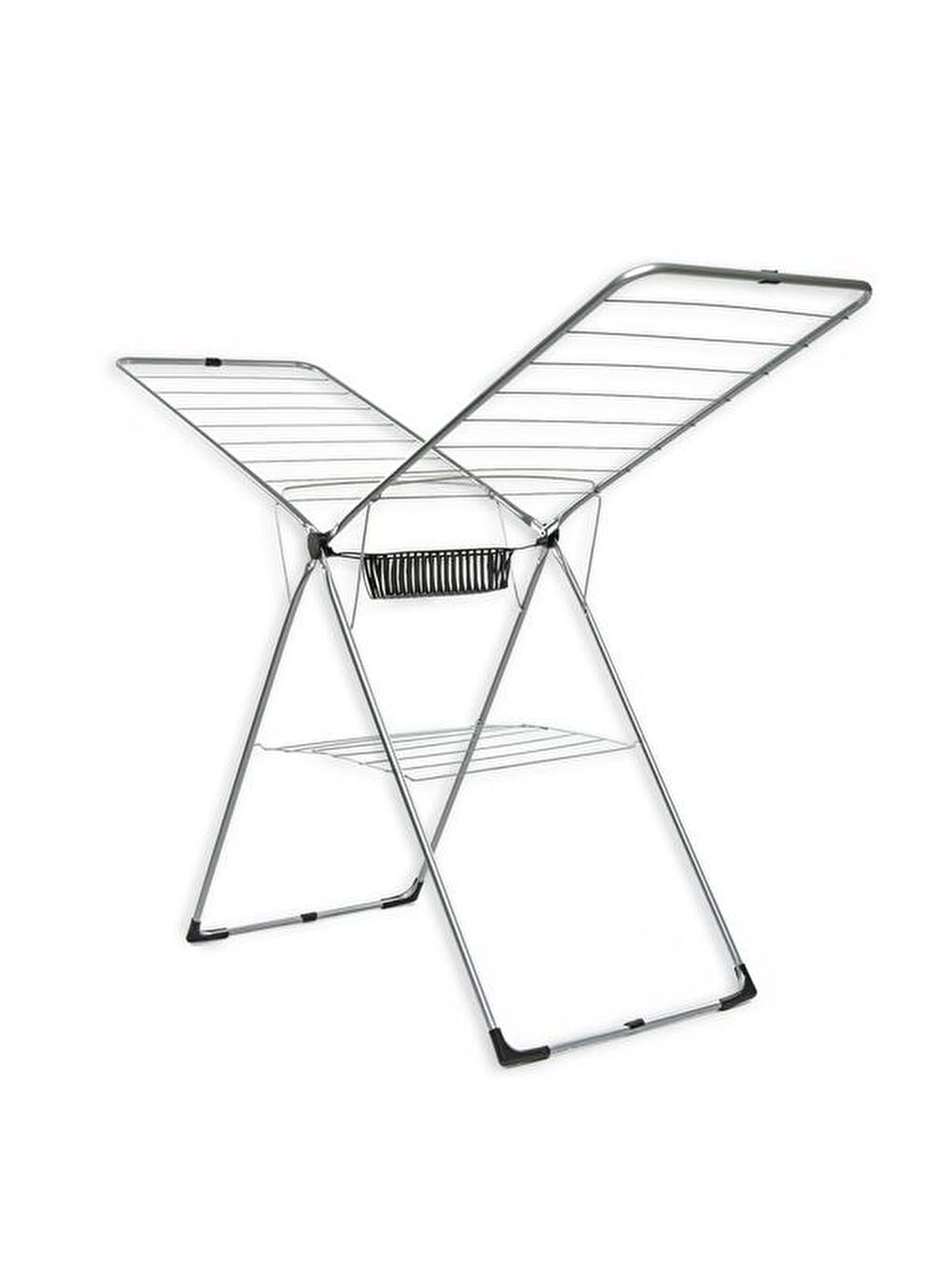 Gri Uzay Sepetli Çamaşır Kurutma Askısı-2