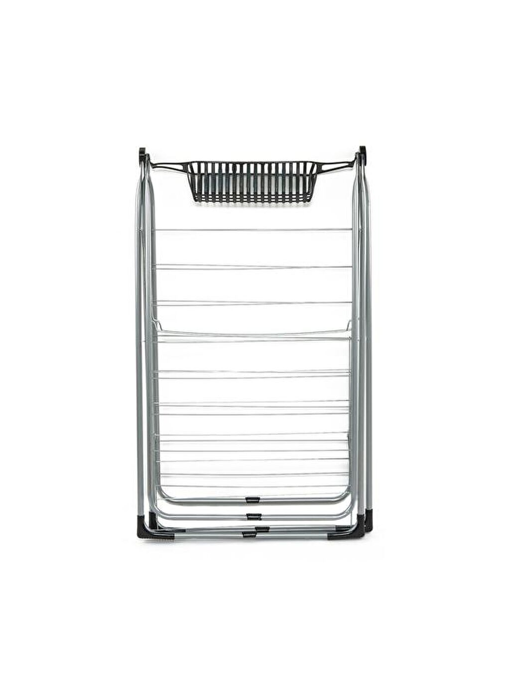 Gri Uzay Sepetli Çamaşır Kurutma Askısı-3