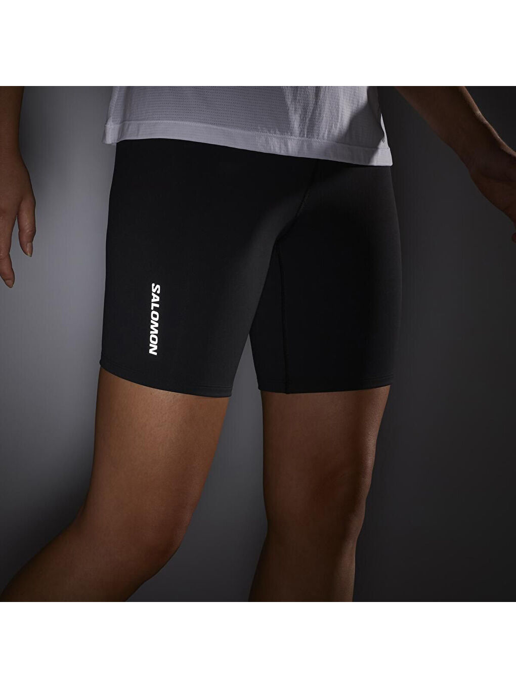 Cross Multi Short Tight Kadın Siyah Koşu Şortu-2