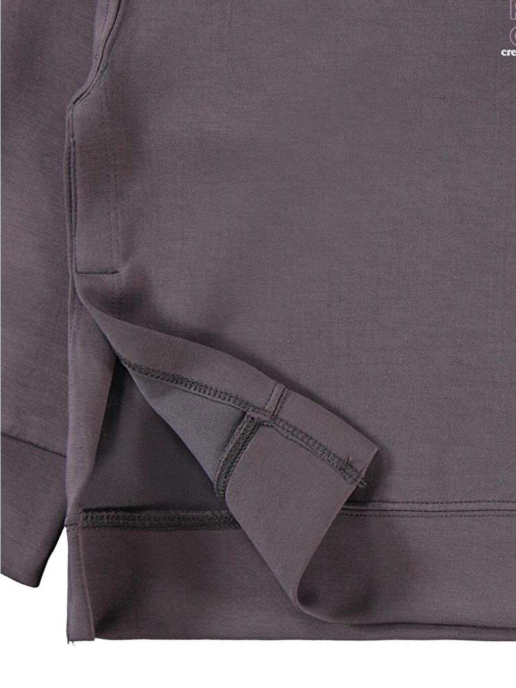 Gri Girls Beautiful Baskılı 10-13 Yaş Sweatshirt-2