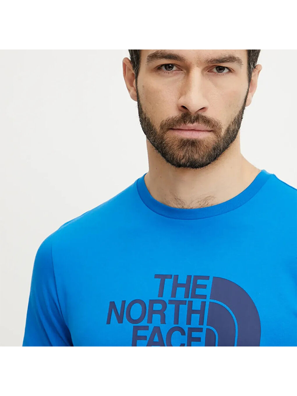 Easy Erkek Mavi Yuvarlak Yaka Tişört-2