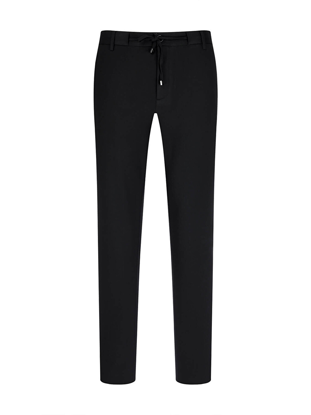 Siyah Rahat Kesim Yandan Cepli Jogger Pantolon