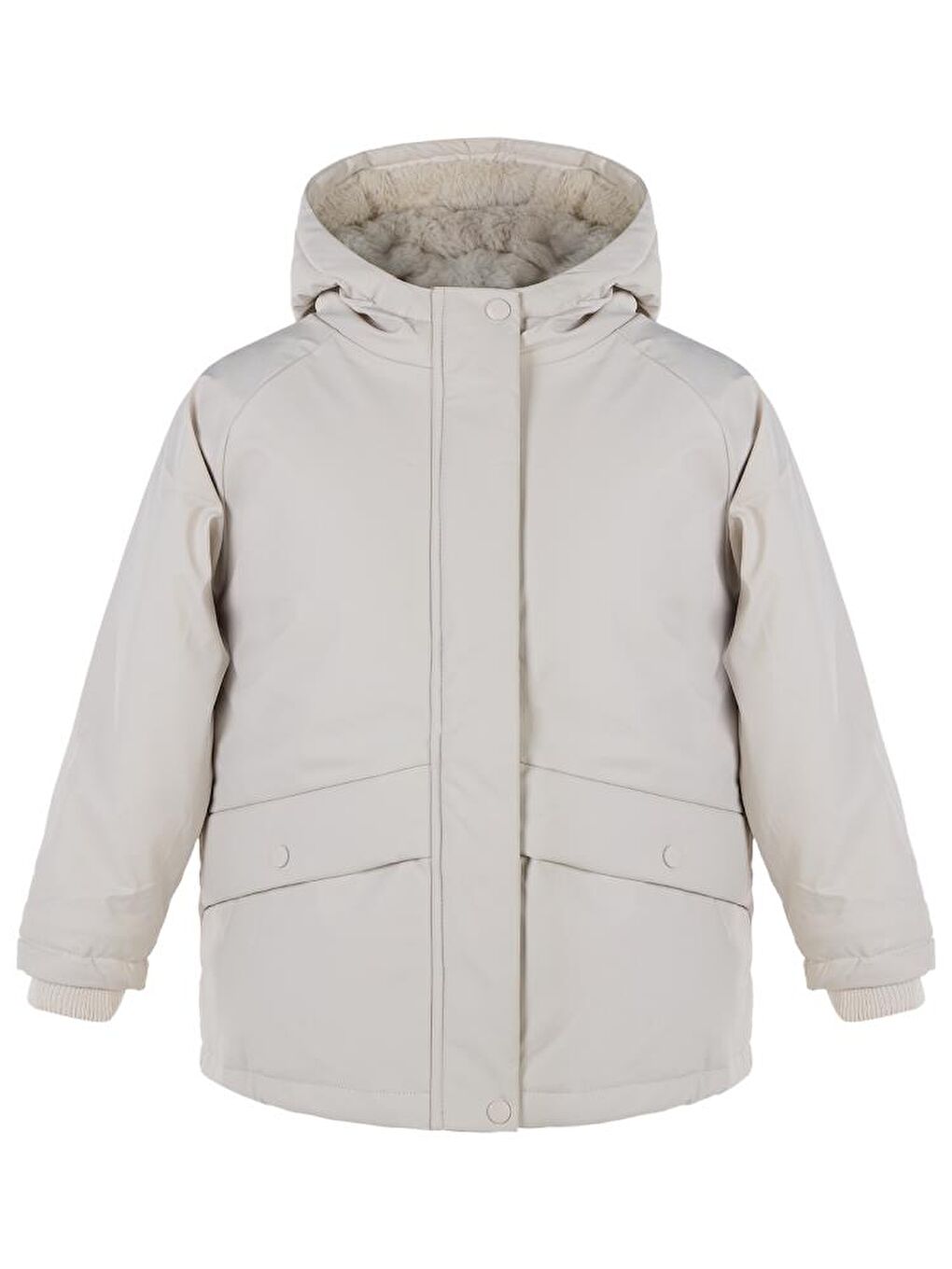 Bej Girls 2-5 Yaş Mont - Fil Dişi 5-6 Yaş