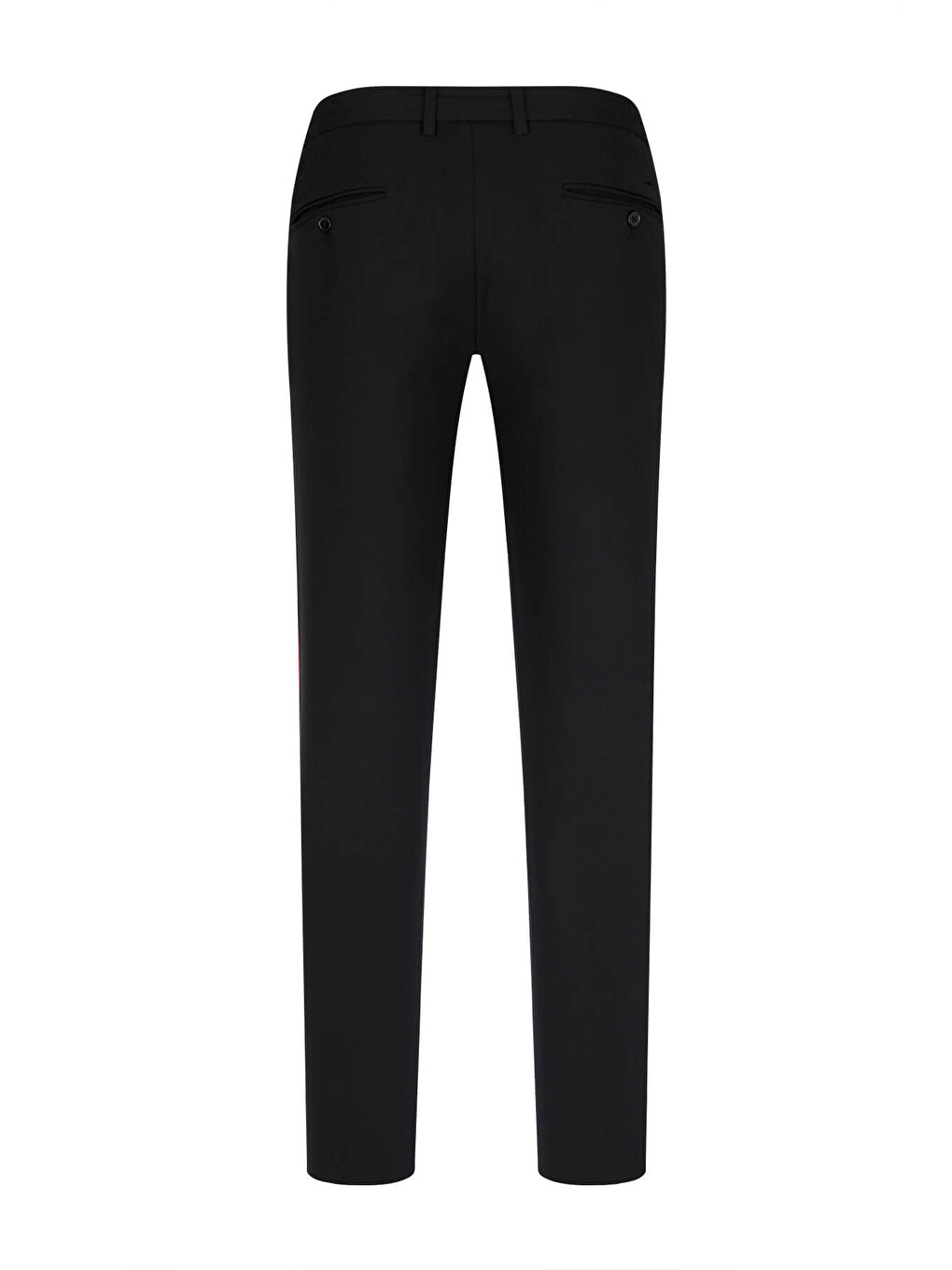 Siyah Rahat Kesim Yandan Cepli Jogger Pantolon-2
