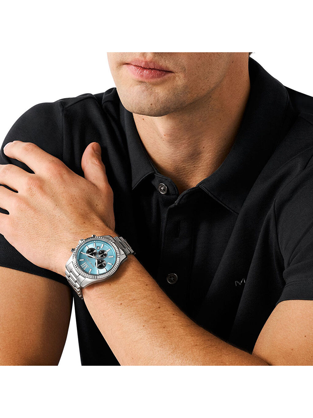 Gri MK9165 Erkek Kol Saati-3