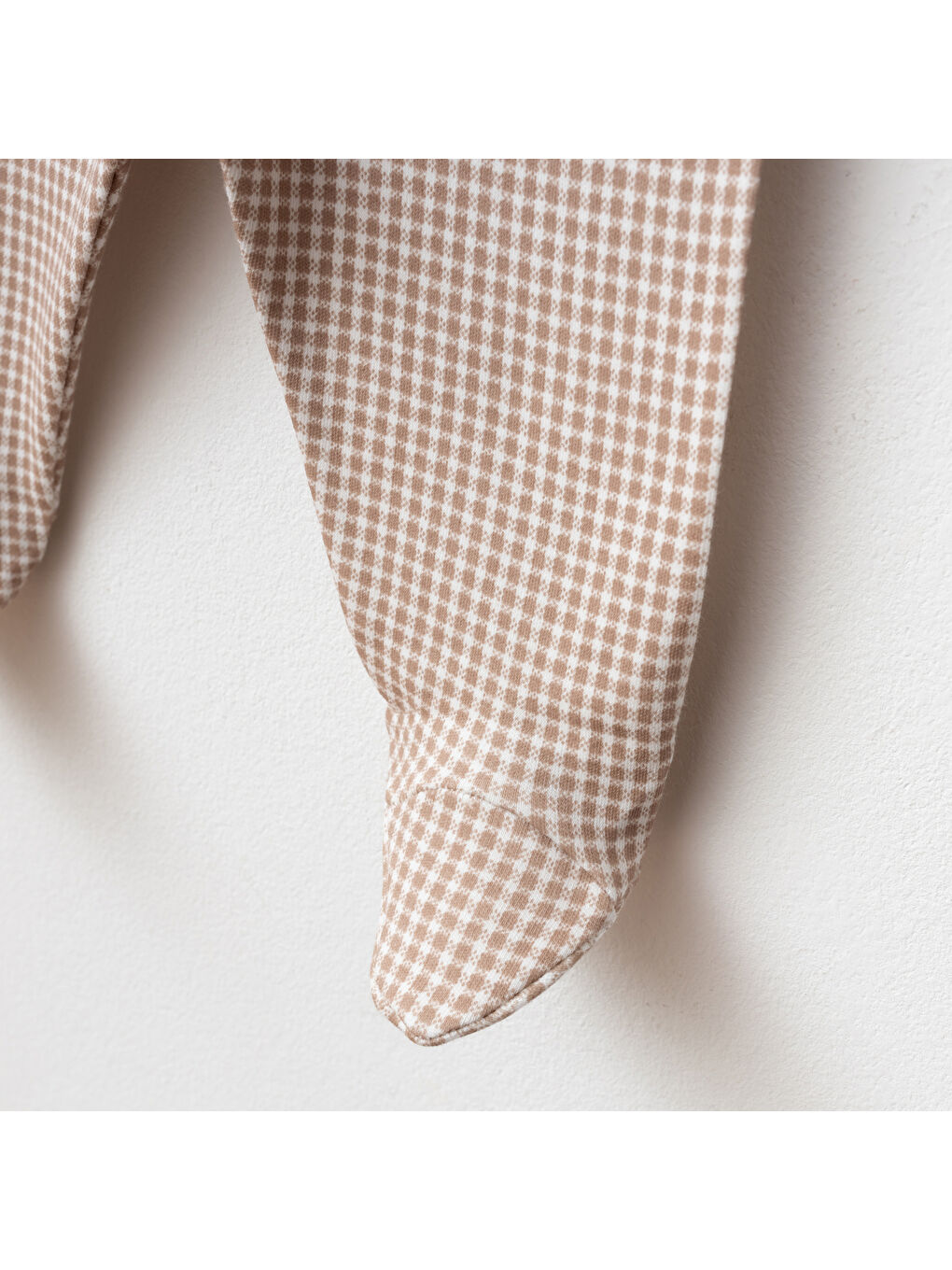 Bej Erkek Bebek Ayı Nakışlı Sweatshirt Yelek Pantolon 3 'lü Alt Üst Bebek Takımı 0 Ay - 6 Ay-1