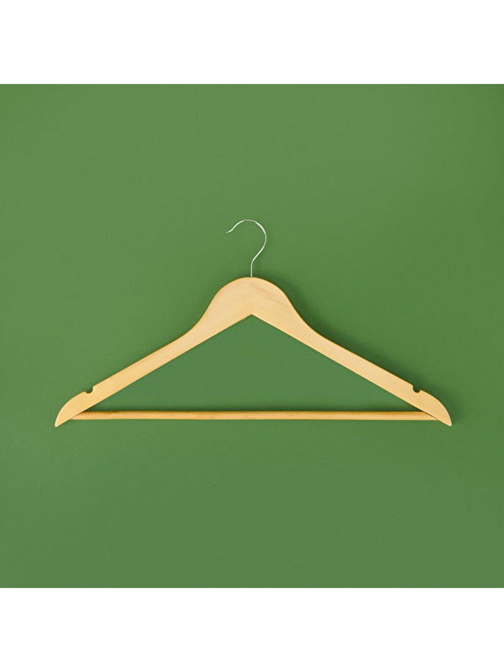 Living 3’lü Elbise Askısı - Açık Kahverengi - 44,5 cm-3