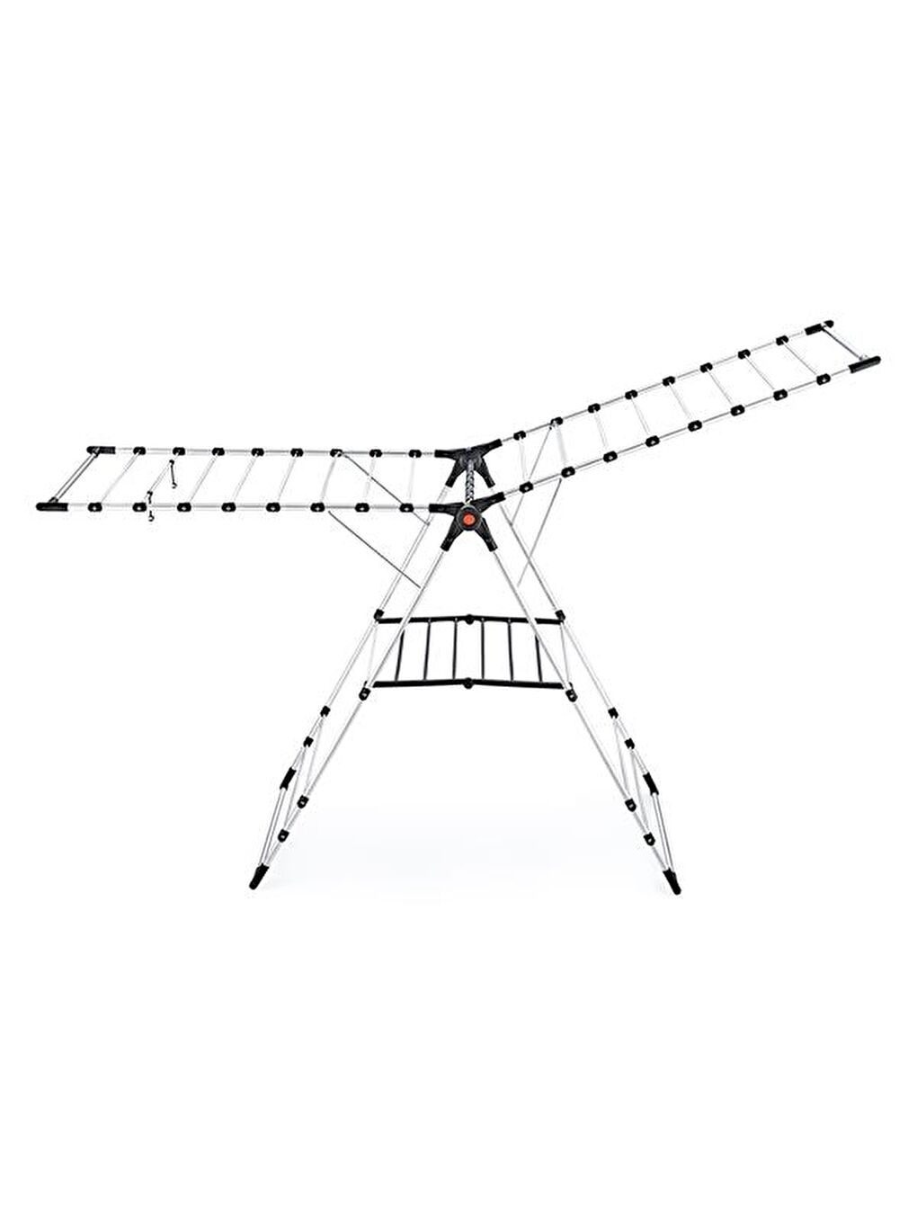 Gri Lüks Paslanmaz Çamaşır Kurutma Askısı-1