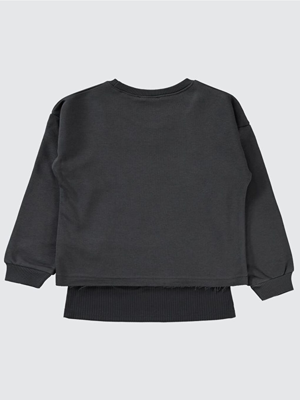 Gri Girls Active Baskılı 10-13 Yaş Sweatshirt-2