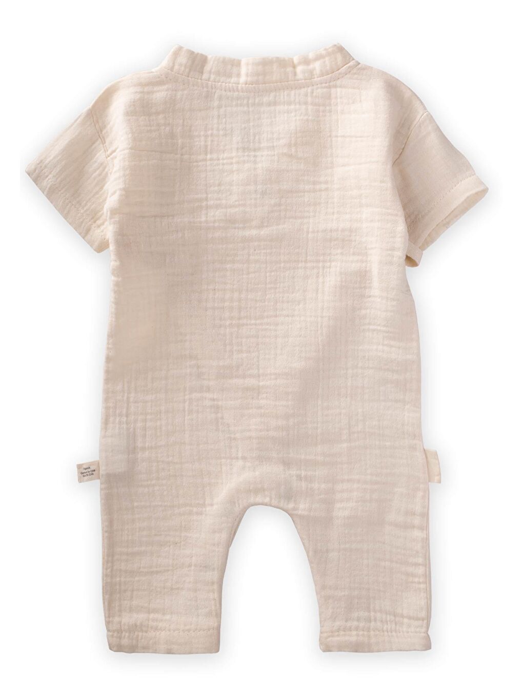 Ekru Kız Çocuk Müslin Tulum-1