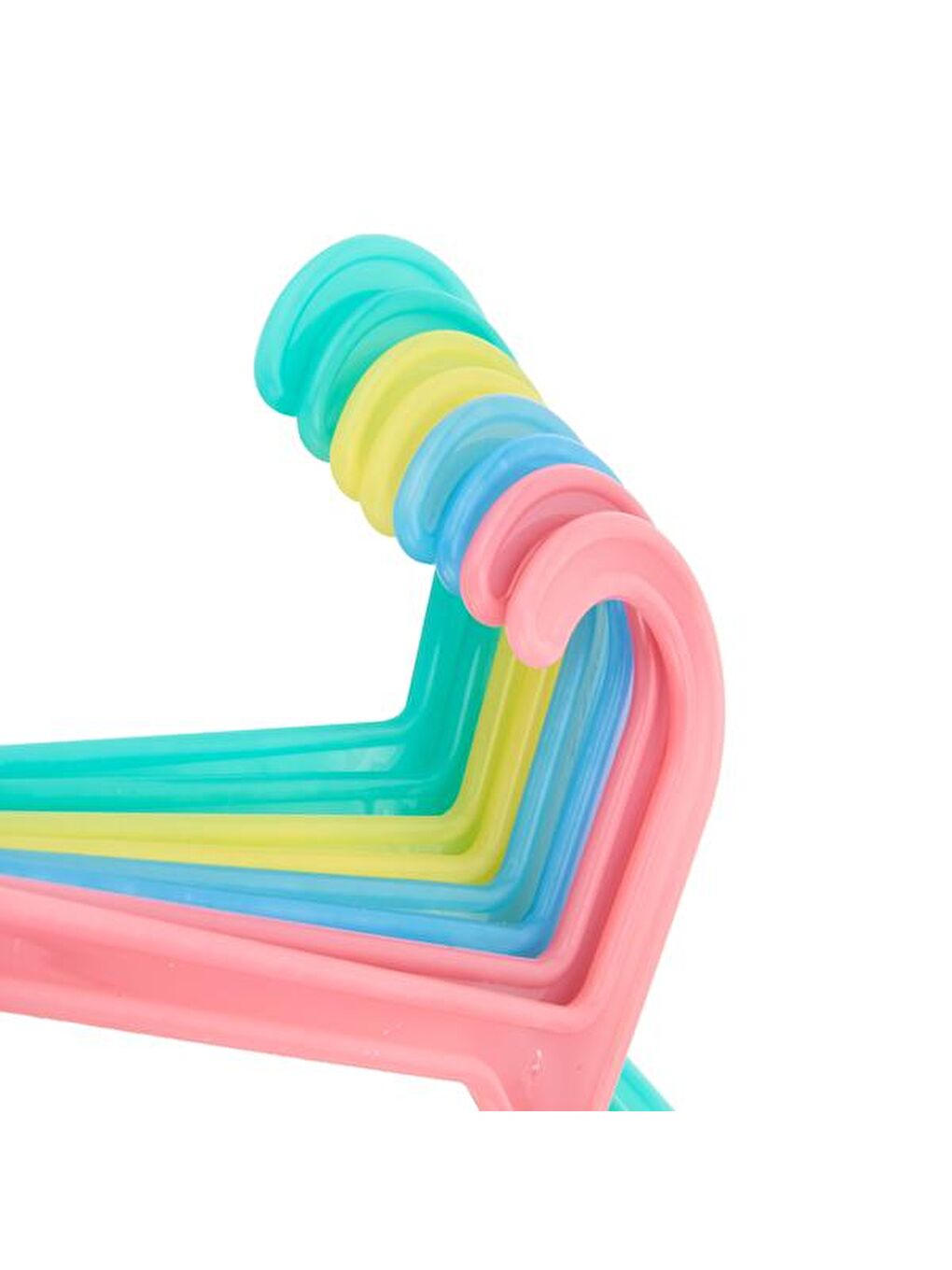 Karışık 8'li Çocuk Elbise Askısı - Renkli - 32x20 cm-2