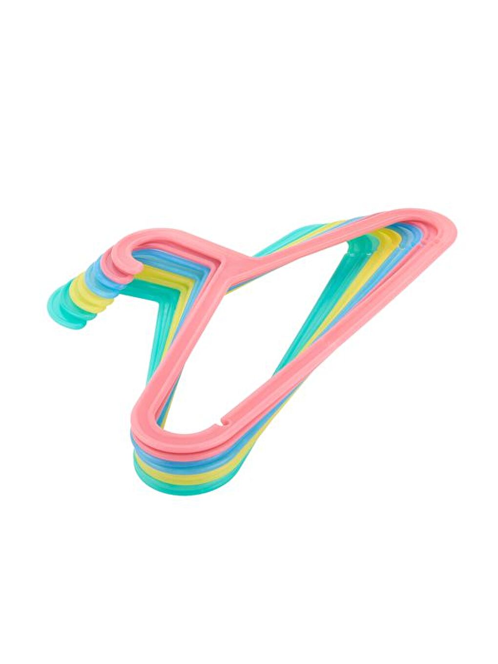 Karışık 8'li Çocuk Elbise Askısı - Renkli - 32x20 cm-3