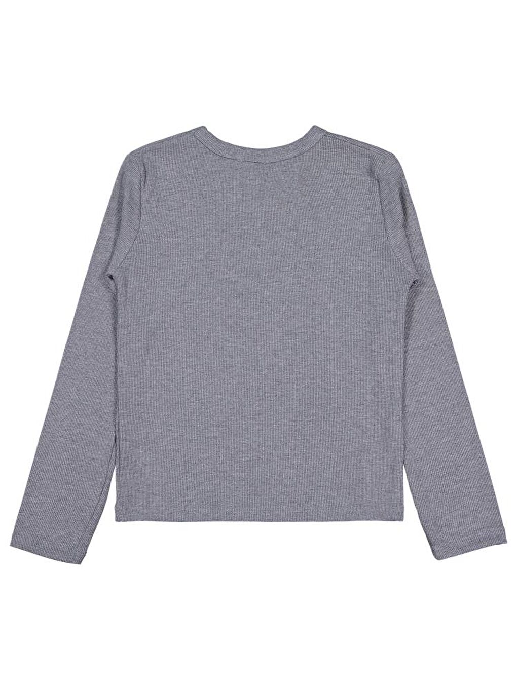 Gri Girls V Yaka 10-13 Yaş Sweatshirt-1