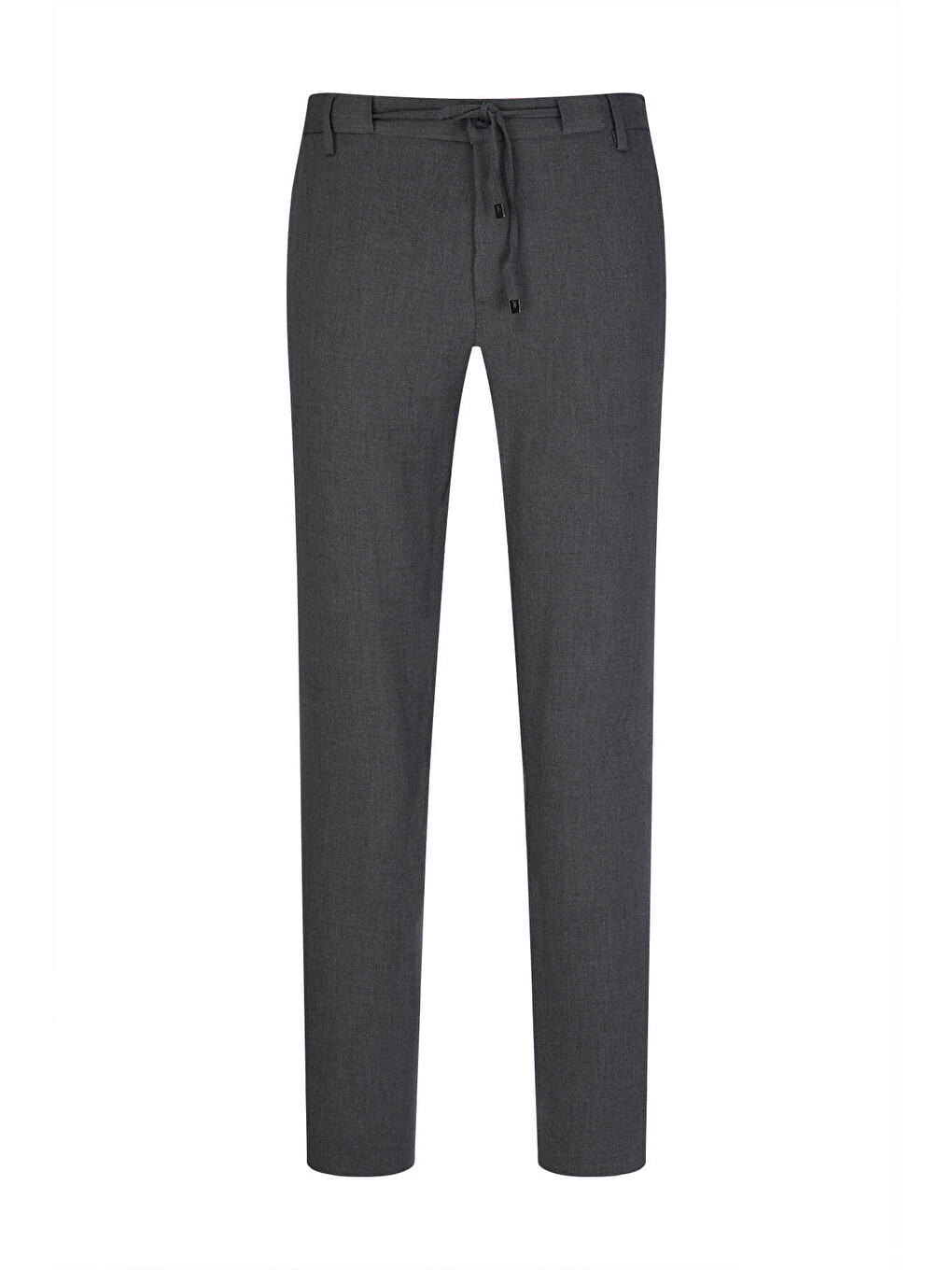 Gri Rahat Kesim Yandan Cepli Jogger Pantolon