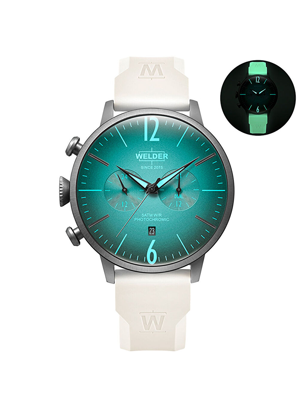 Beyaz WWRC1034 47 mm Erkek Kol Saati