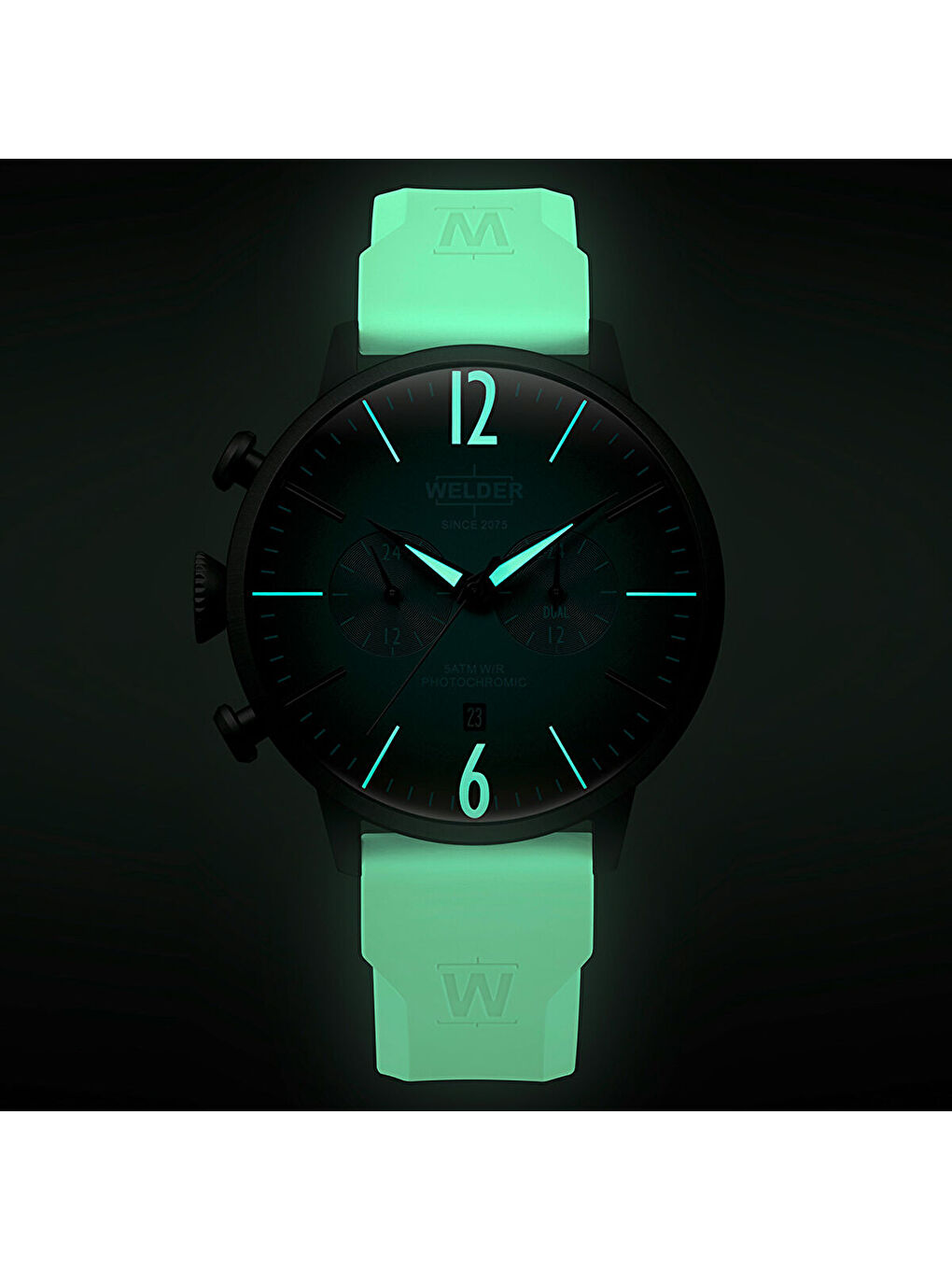 Beyaz WWRC1034 47 mm Erkek Kol Saati-5