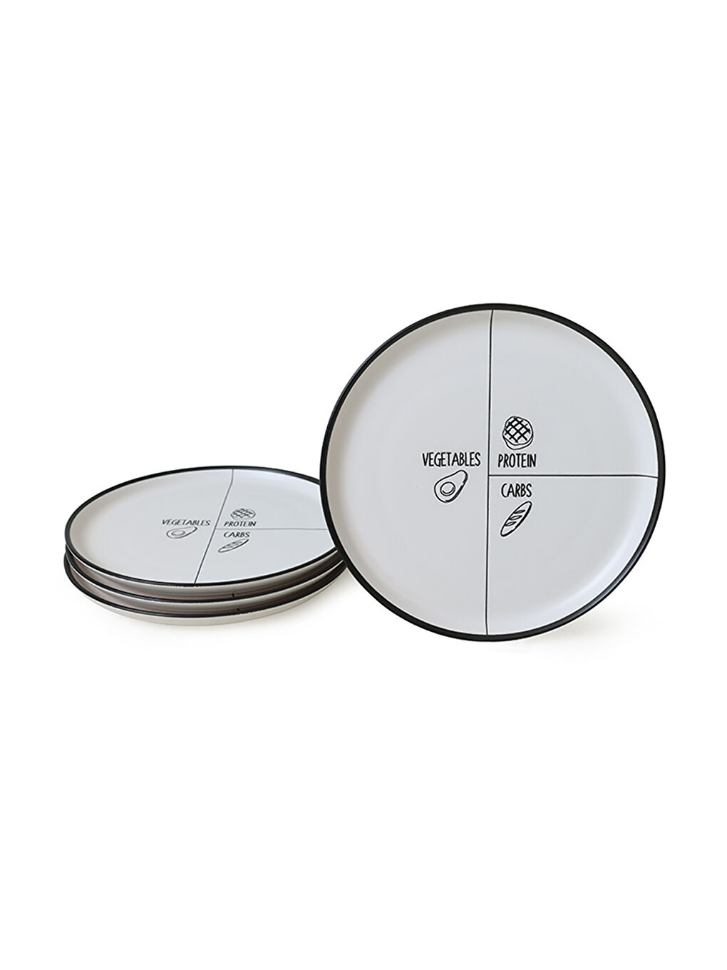 Karışık Savory Hitit Servis Tabağı 25 Cm 4 Adet-5