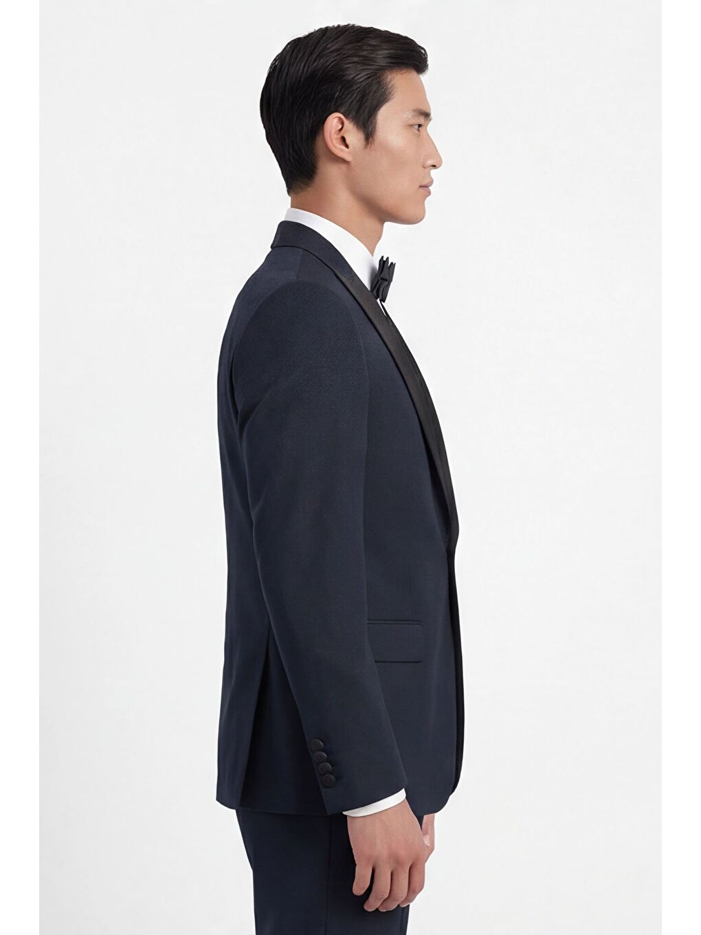 Lacivert Wedding Vest Suit-1