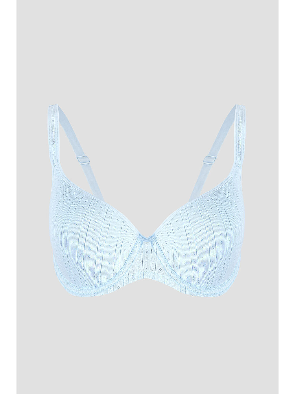 Mavi Soft Pamuk Kaplı Desteksiz Sütyen