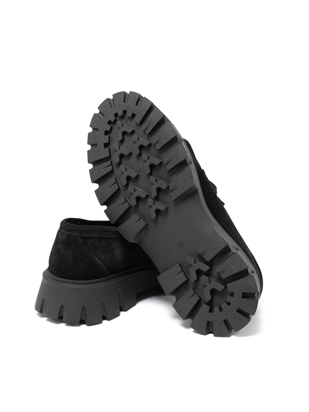 Kadın Oxford ( Klasik) RC-25K-001-210 Siyah Suet-4