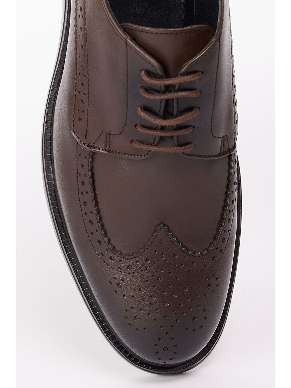 Erkek Kahverengi %100 Deri Casual Ayakkabı-2