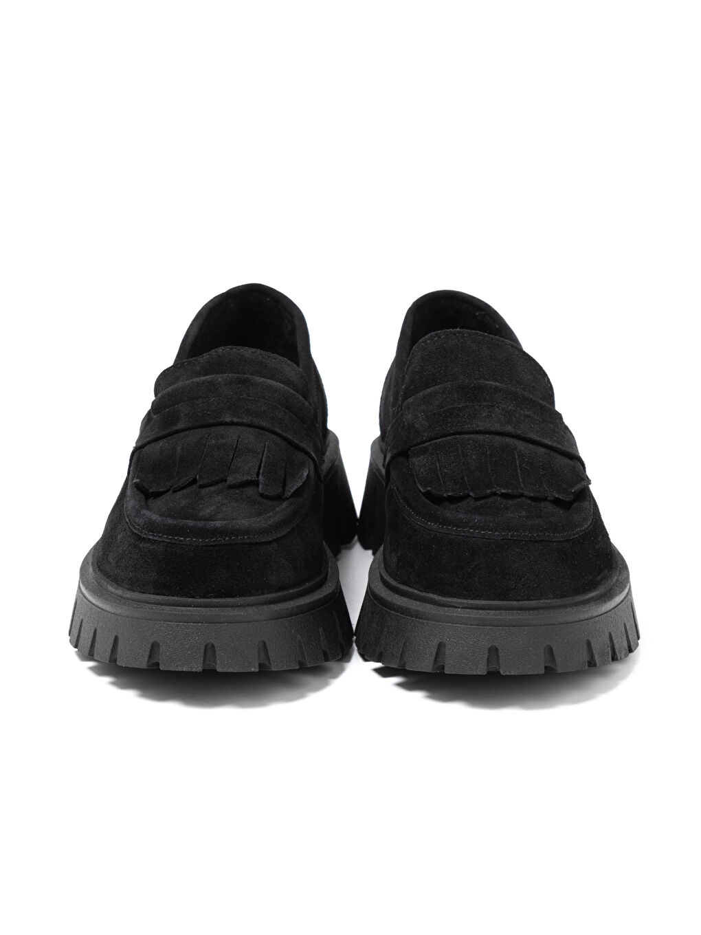 Kadın Oxford ( Klasik) RC-25K-001-210 Siyah Suet-5