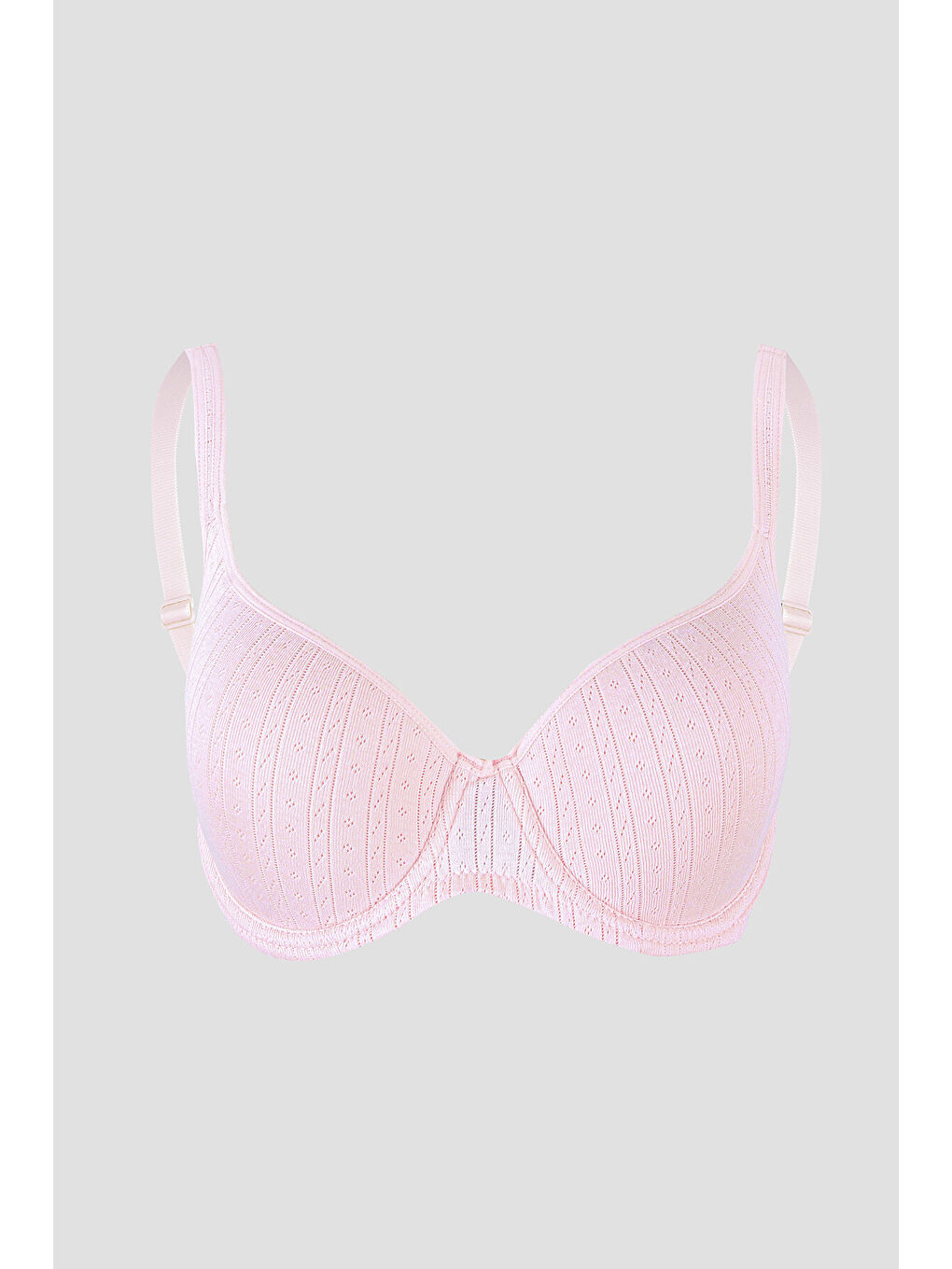 Pembe Soft Pamuk Kaplı Desteksiz Sütyen