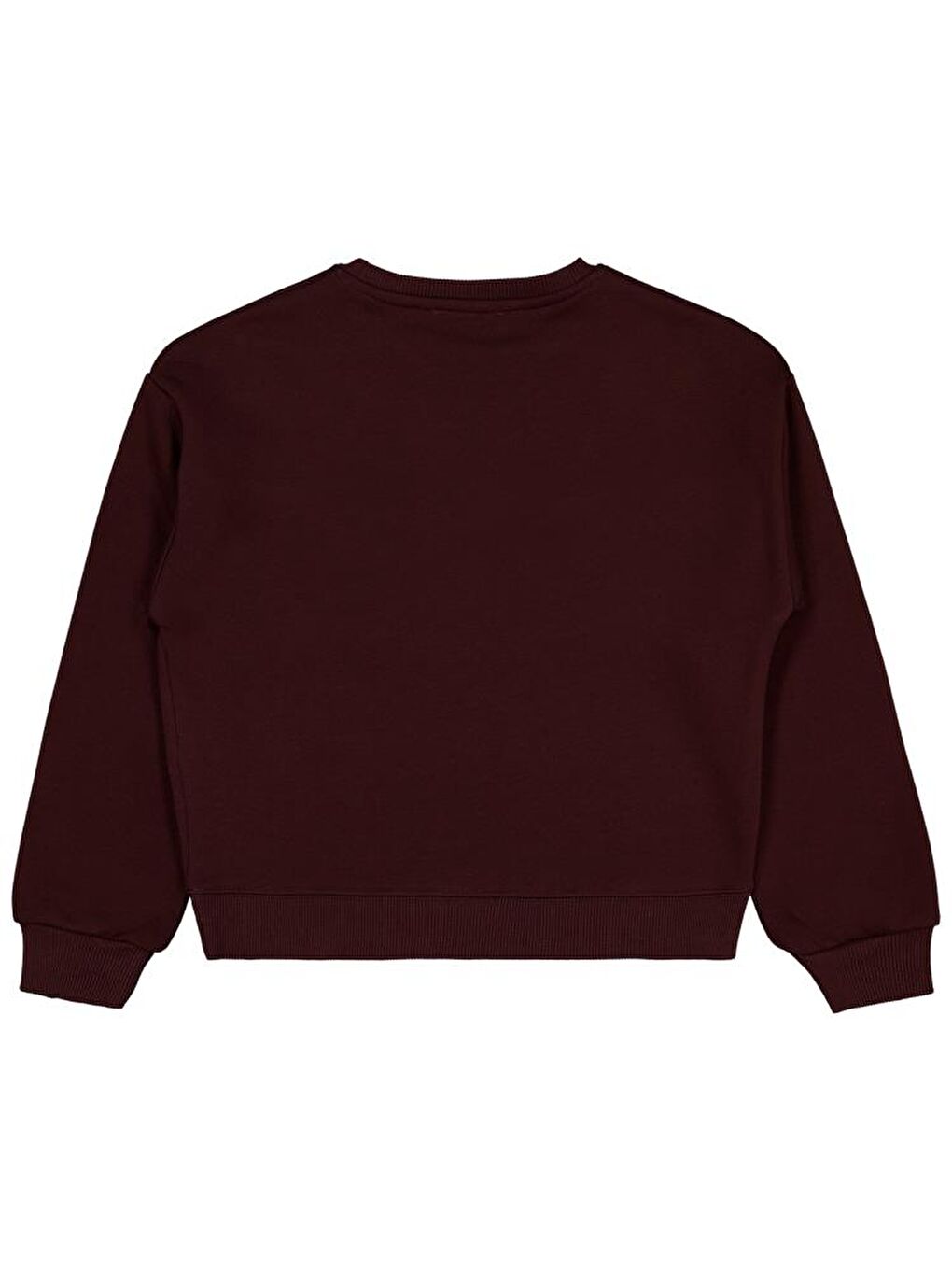 Kahverengi Girls Püsküllü 6-9 Yaş Sweatshirt-1