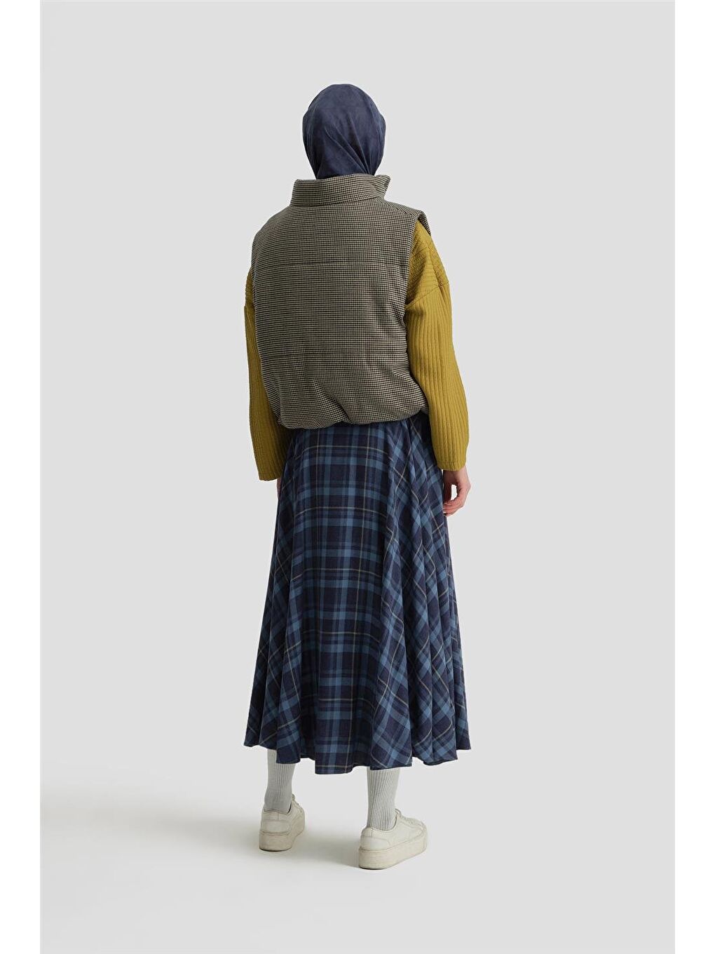 Dolgulu Yelek 24K4200 Lacivert-4