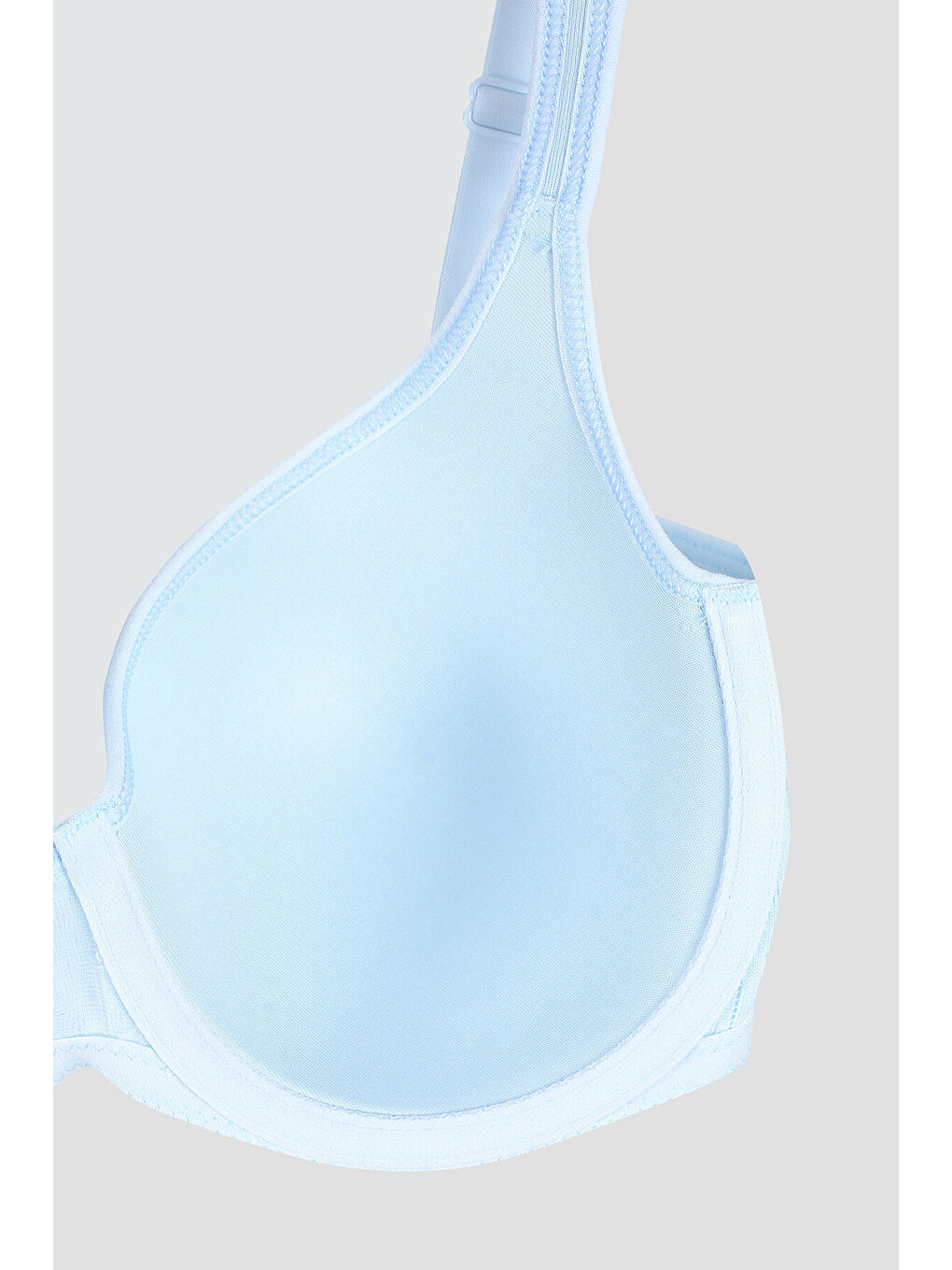 Mavi Soft Pamuk Kaplı Desteksiz Sütyen-3