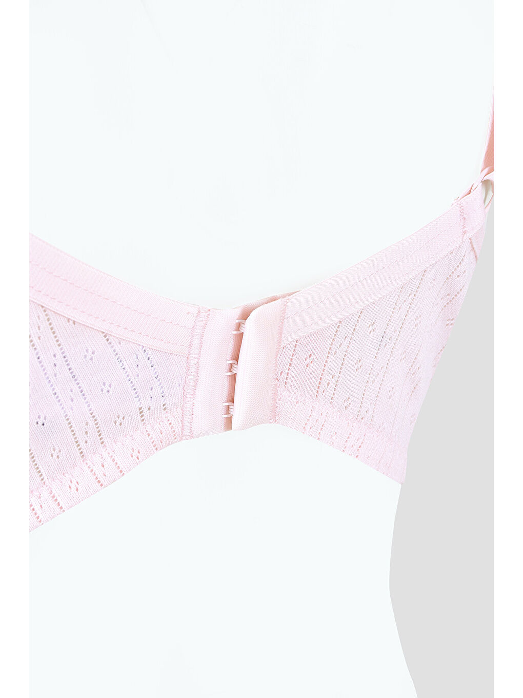 Pembe Soft Pamuk Kaplı Desteksiz Sütyen-2