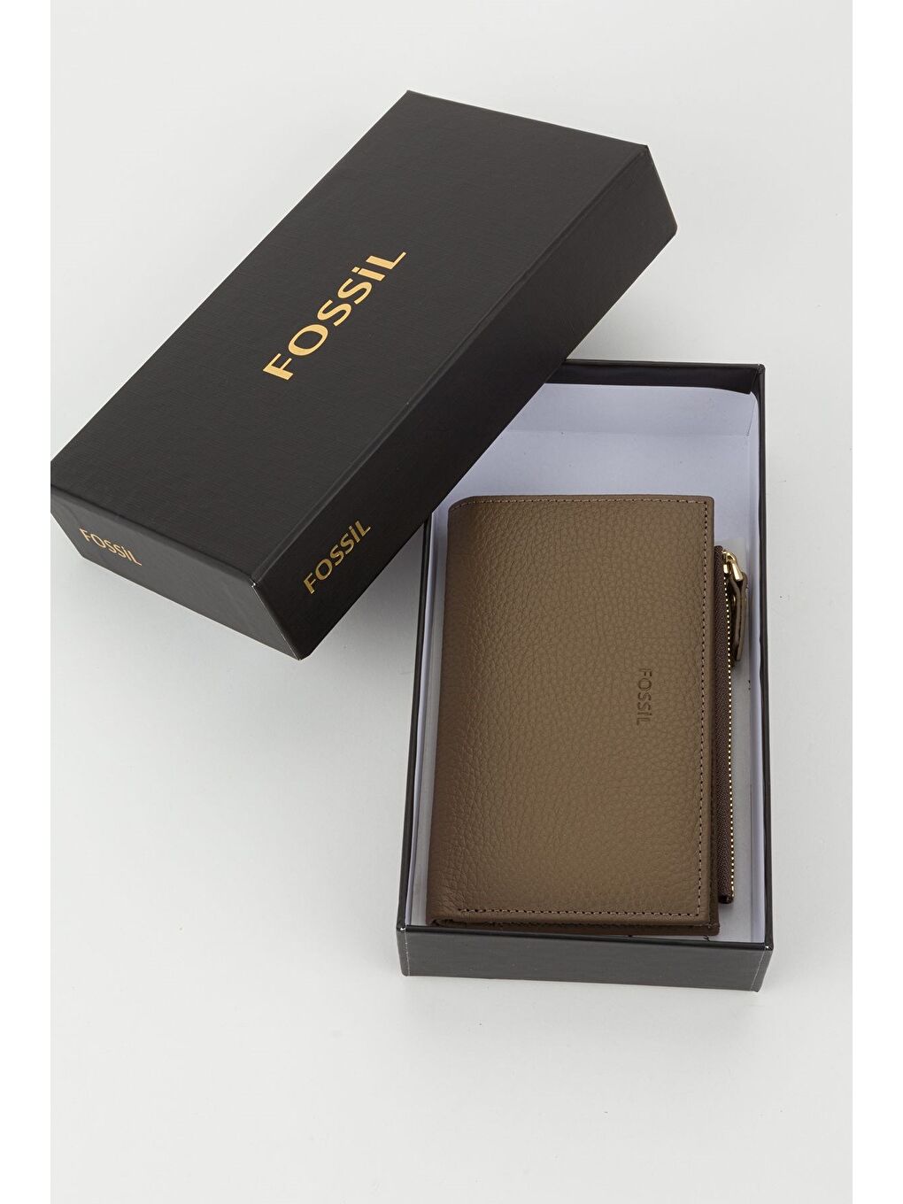 Bej Kutulu Hakiki Deri Mürdüm Orta Boy Kadın El Portföyü Kartlık Cüzdan-6