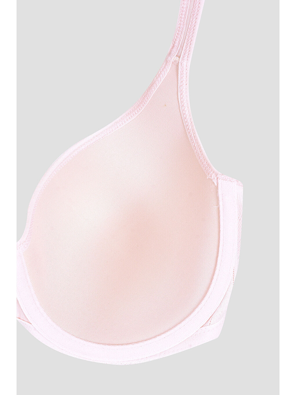 Pembe Soft Pamuk Kaplı Desteksiz Sütyen-3