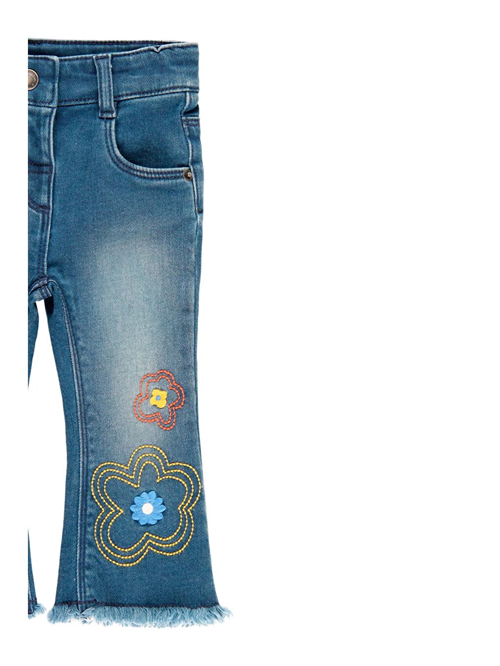 Boboli Karışık Kız Çocuk Denim Pantolon - 3