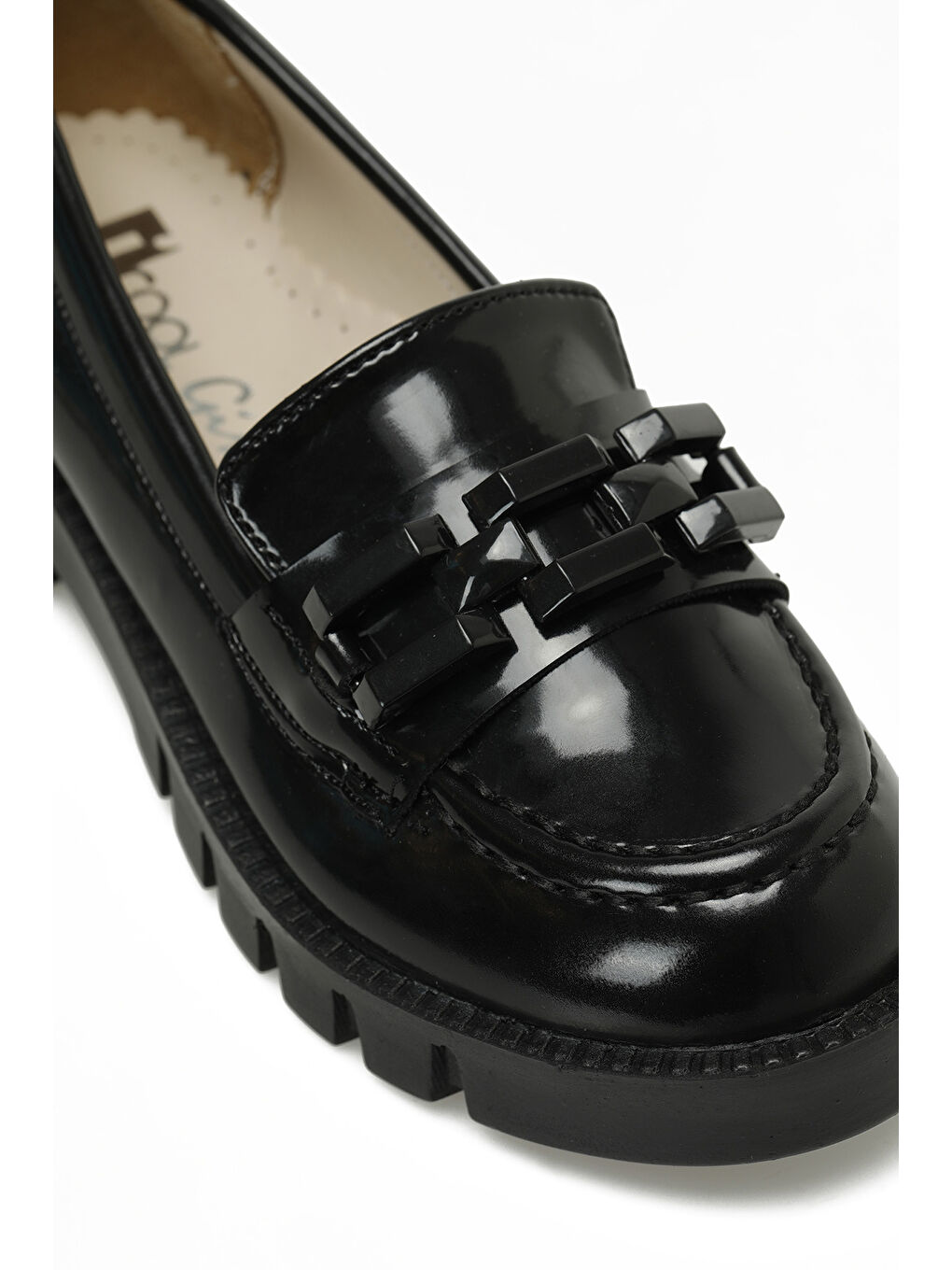 FLORIN F 5PR Siyah Kız Çocuk Babet 813-6