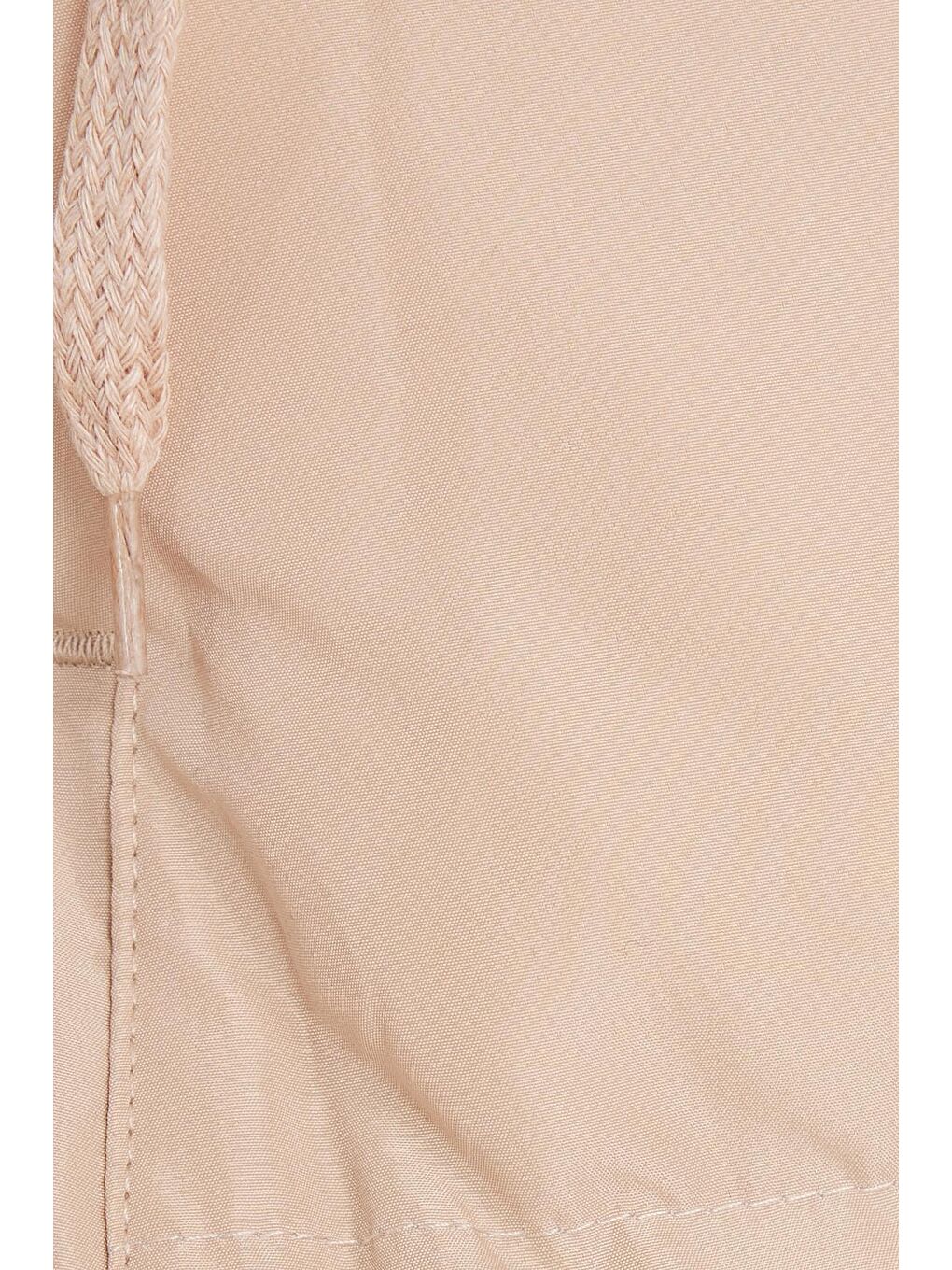 Kahverengi Kadın Relax Fit Rahat Kesim Su Geçirmez Kapüşonlu Camel Mont-5