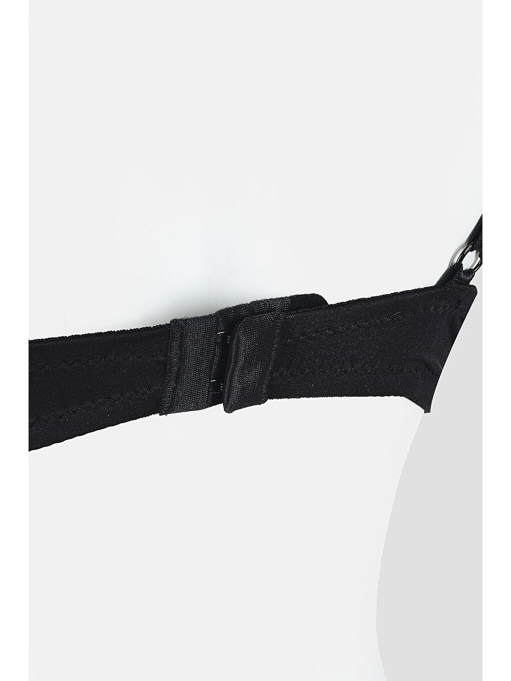 Siyah Bow Desteksiz Sütyen-2