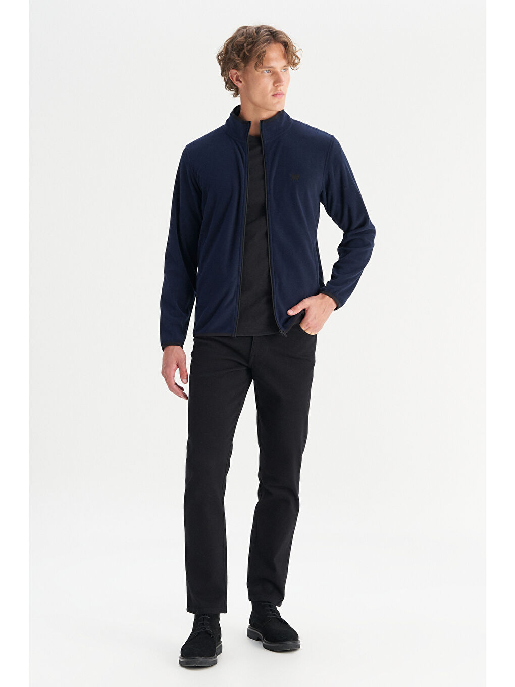 Lacivert Regular Fit Normal Kesim Polar-1