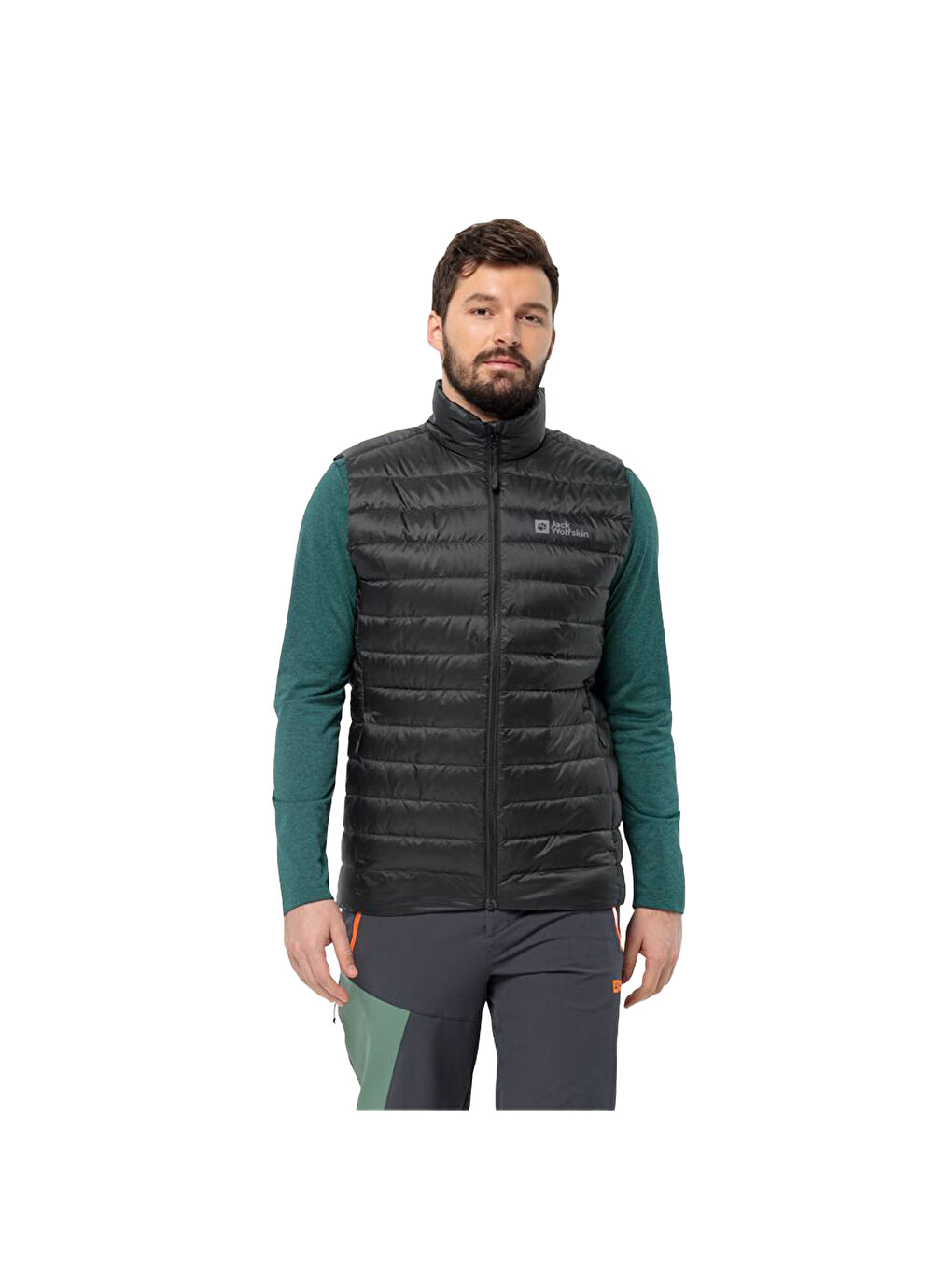 Pilvi Down Vest Erkek Siyah Yelek-1