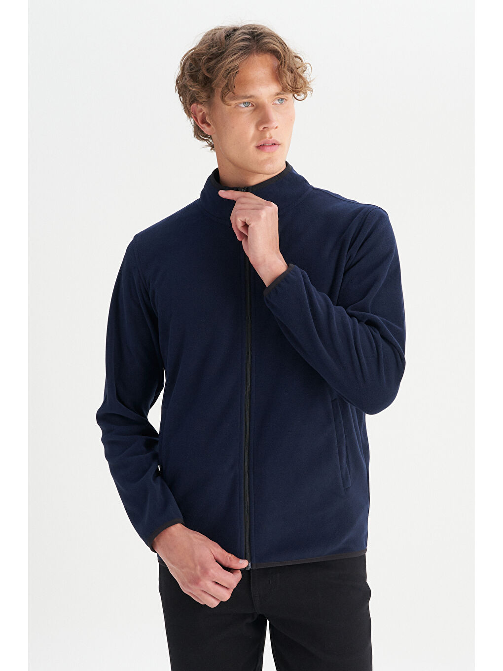 Lacivert Regular Fit Normal Kesim Polar-2