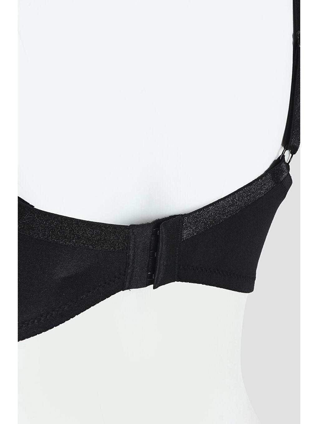 Siyah Bow Hafif Destekli Sütyen-2