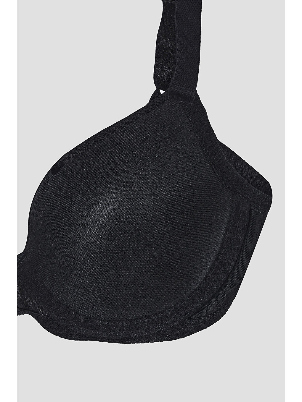 Siyah Bow Hafif Destekli Sütyen-3