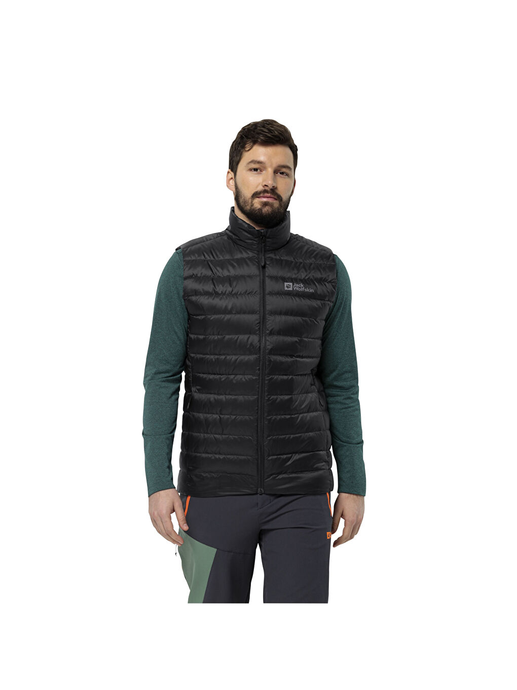 Pilvi Down Vest Erkek Siyah Yelek-6