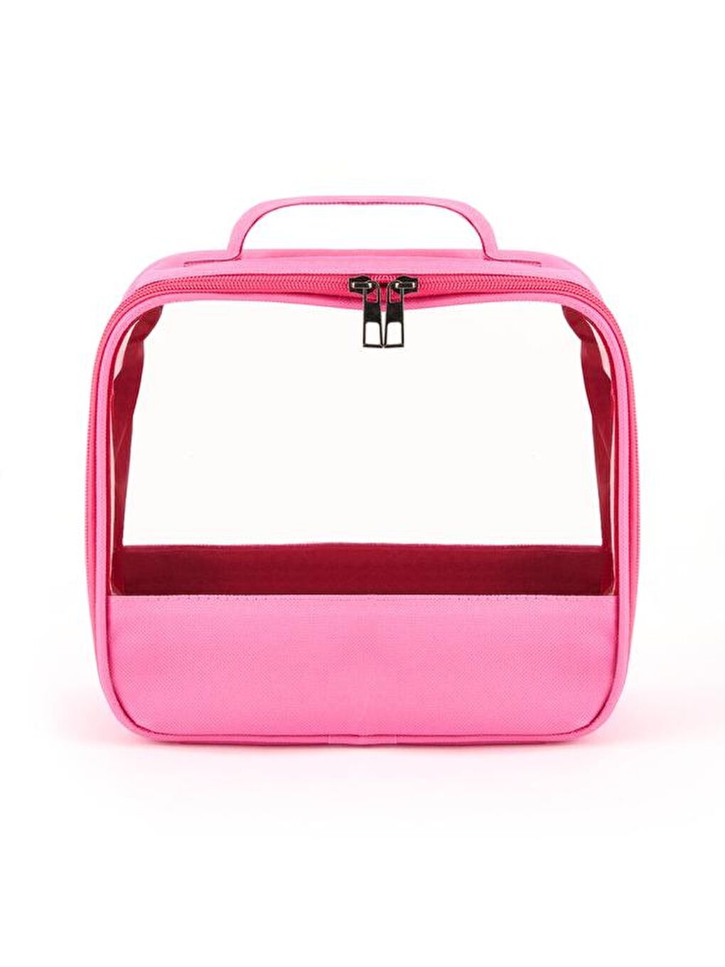 BeeDesign PVC Detaylı Kozmetik Çantası - Pembe