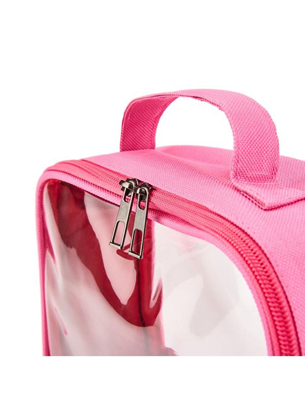 BeeDesign PVC Detaylı Kozmetik Çantası - Pembe - 1
