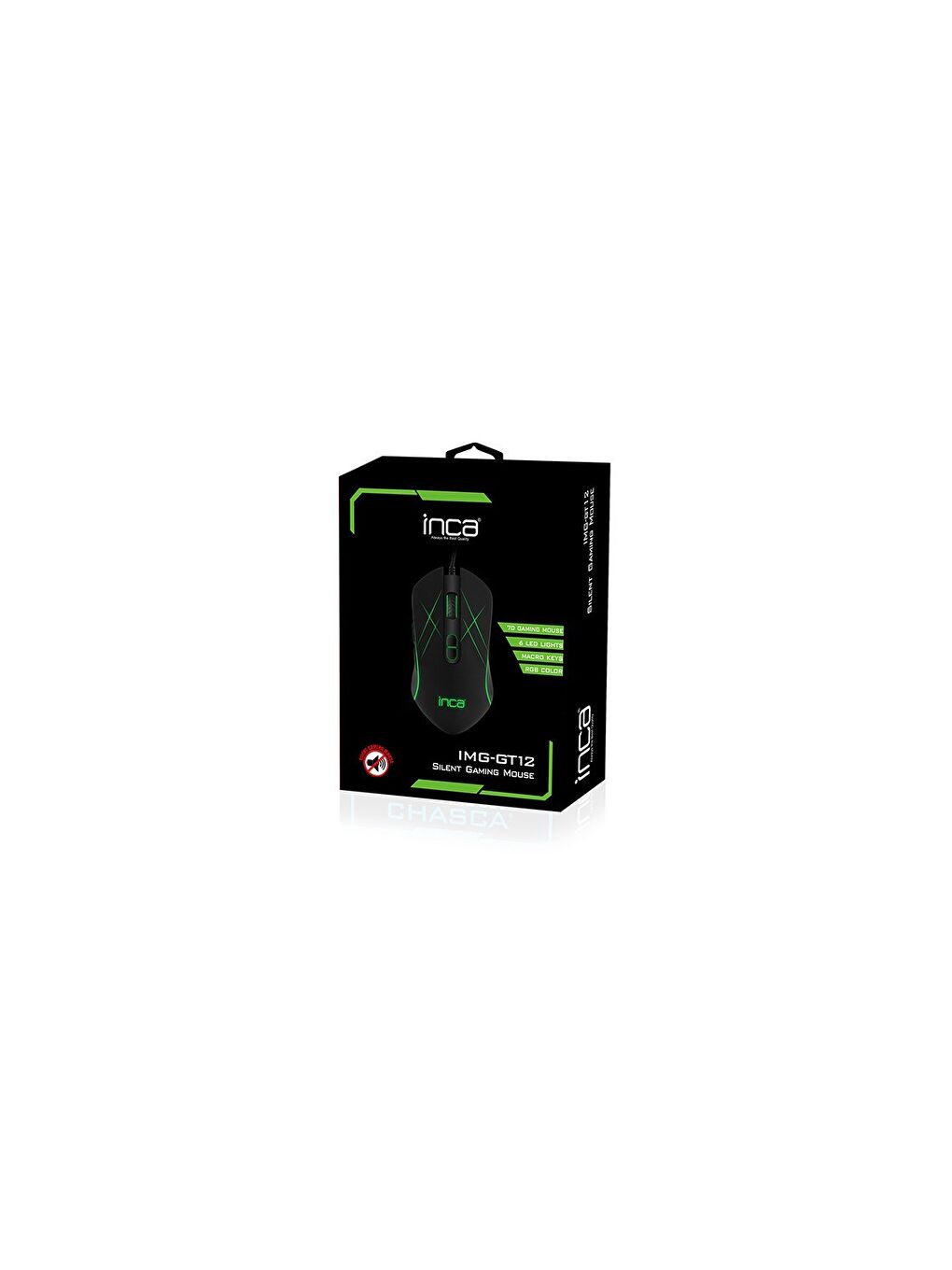 Inca IMG-GT12 Sessiz Tuş 6 Led Işıklı 3200Dpı Gaming Oyuncu Mouse - 1